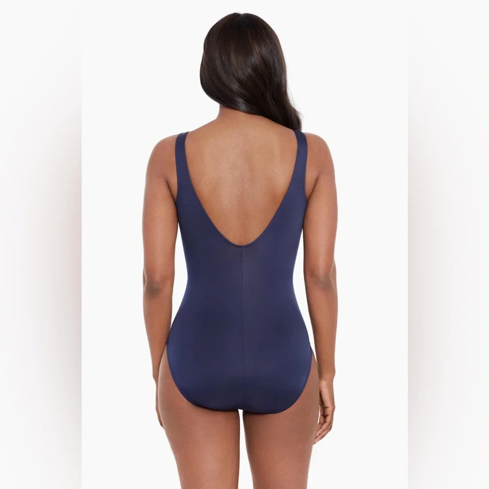 Miraclesuit Tropica Toile Temptress One Piece Swimsuit, Size 10, $190